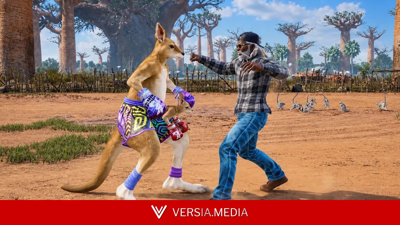 Tekken 8 se vuelve a superar al reproducir en el juego la pelea con un canguro más viral de todos los tiempos