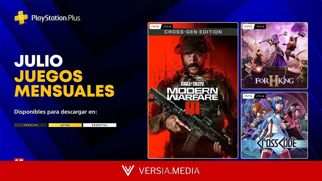 Juegos gratis de PS Plus para julio de 2026, con Modern Warfare III, For the King II y una joya de acción y rol al estilo retro