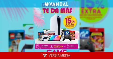 En GAME te dan más por tus juegos, consolas y productos con GAME TE DA MÁS, hasta un 15 % de valoración extra