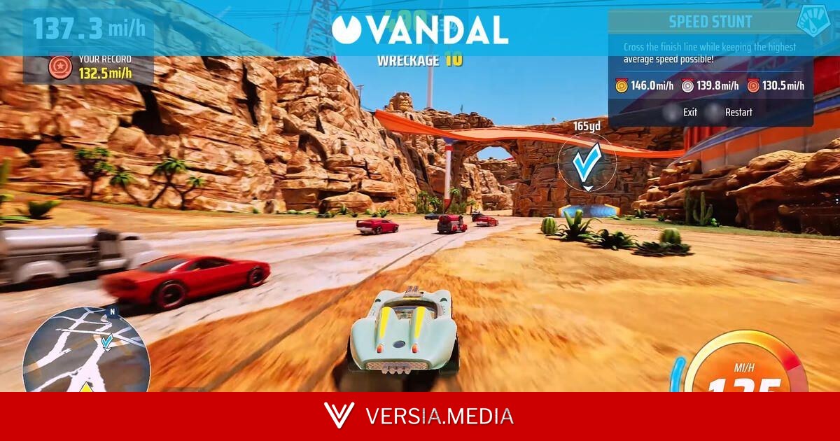 Hot Wheels Infinite Rush adelanta su lanzamiento dos semanas y ofrece nuevos detalles de su mundo abierto