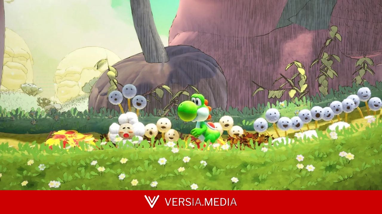 Yoshi, el famoso dinosaurio verde de 'Super Mario', regresa con una aventura de plataformas, exploración y pura creatividad
