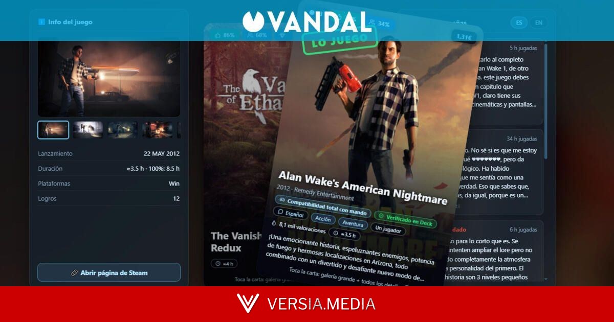 Crean un Tinder para tu biblioteca de Steam que te ayuda a decidir qué juego pendiente empezar