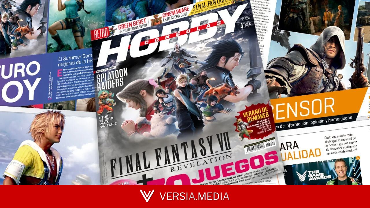 Hobby Consolas 420, ya a la venta, con un reportaje de 38 páginas del Summer Game Fest 2026 y Final Fantasy VII Revelation en portada