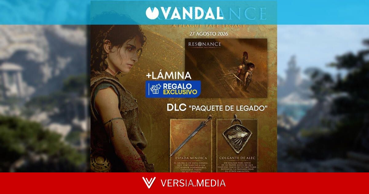 Resonance: A Plague Tale Legacy tendrá una lámina exclusiva por reservarlo en GAME
