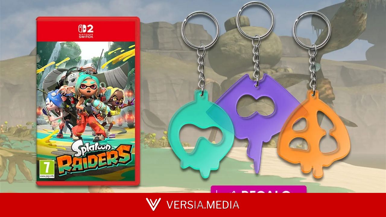 Que no te den sepia por calamar y reserva ya Splatoon Raiders en GAME, porque tiene un set de llaveros exclusivos como regalo